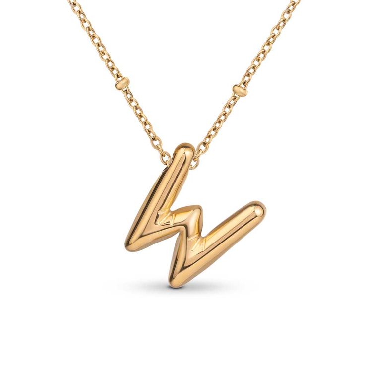 The Bubble Initial Necklace