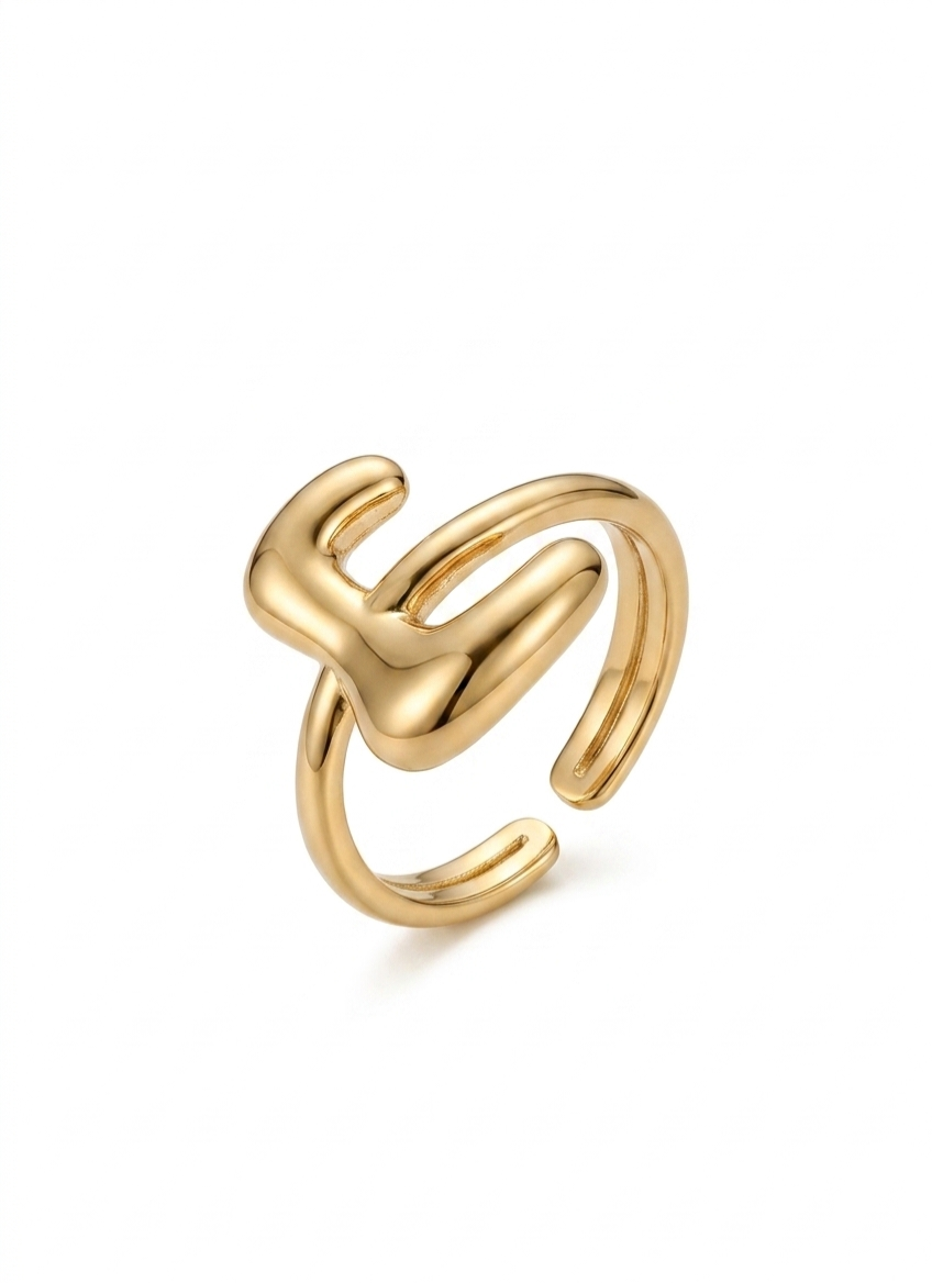 The Liquid Muse Initial Ring