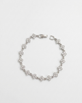 Silver Petals Bloom Bracelet