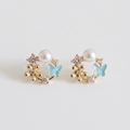 The Azure Flora Wreath Earrings