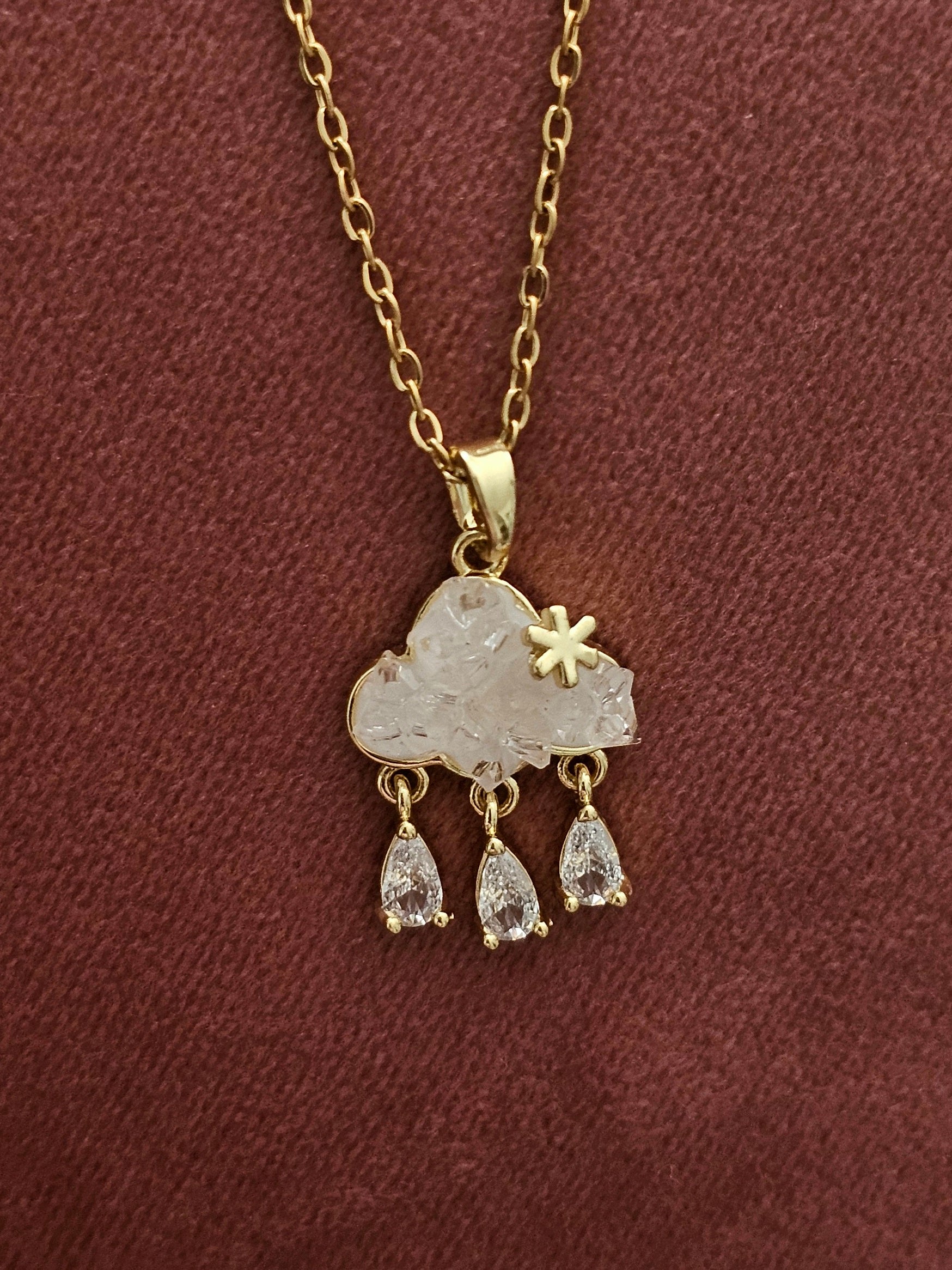 The Rosy Cloud Necklace