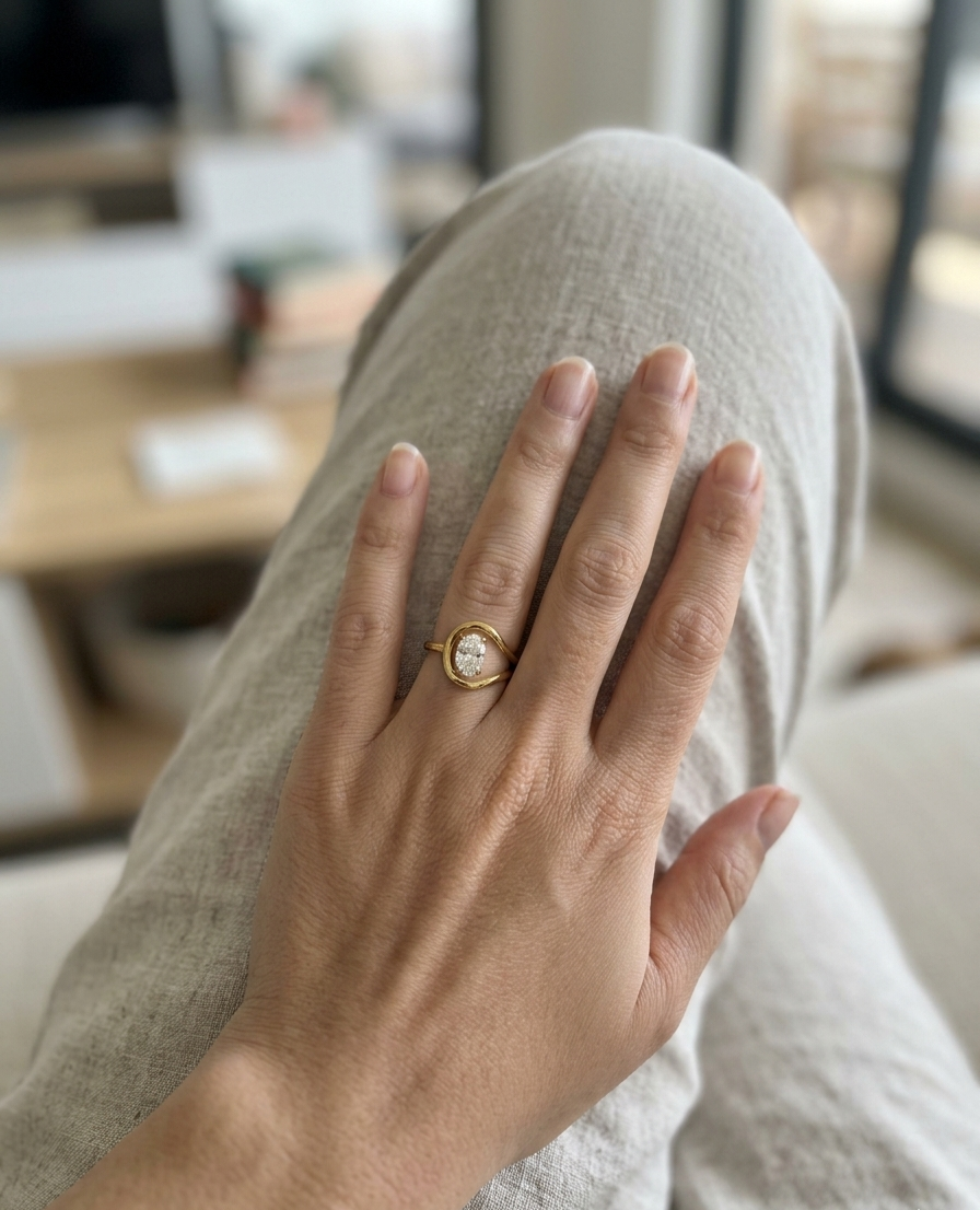 The Aurelia Wave Ring