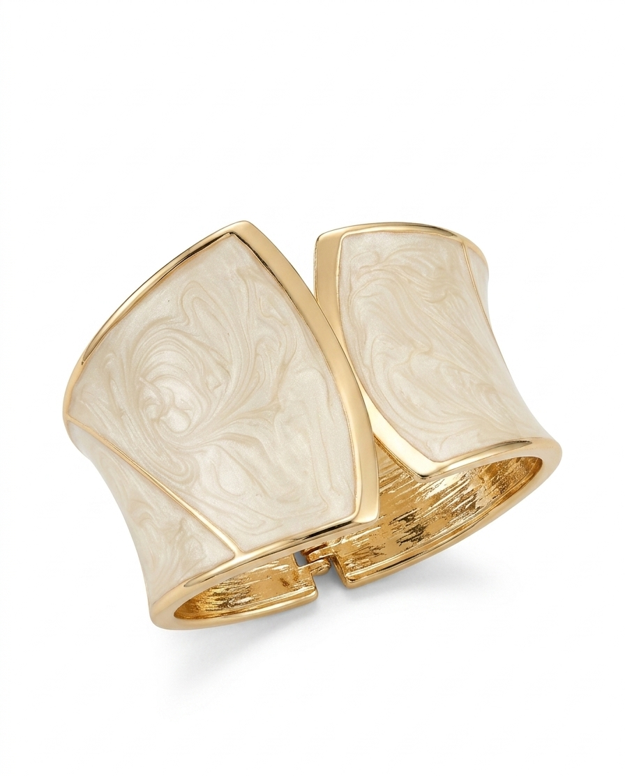 The Ivory Swirl Bangle