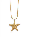 Golden Sea Star Necklace