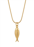Golden Fin Necklace