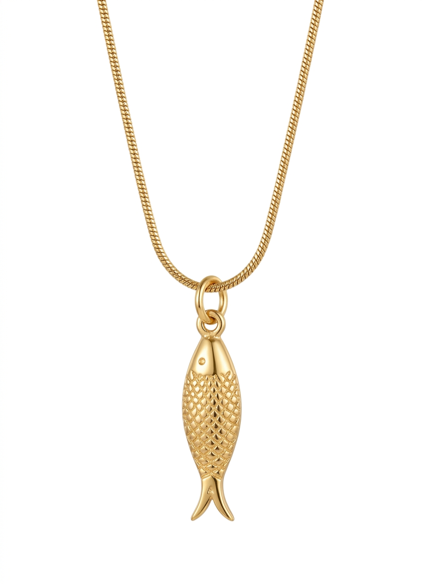 Golden Fin Necklace