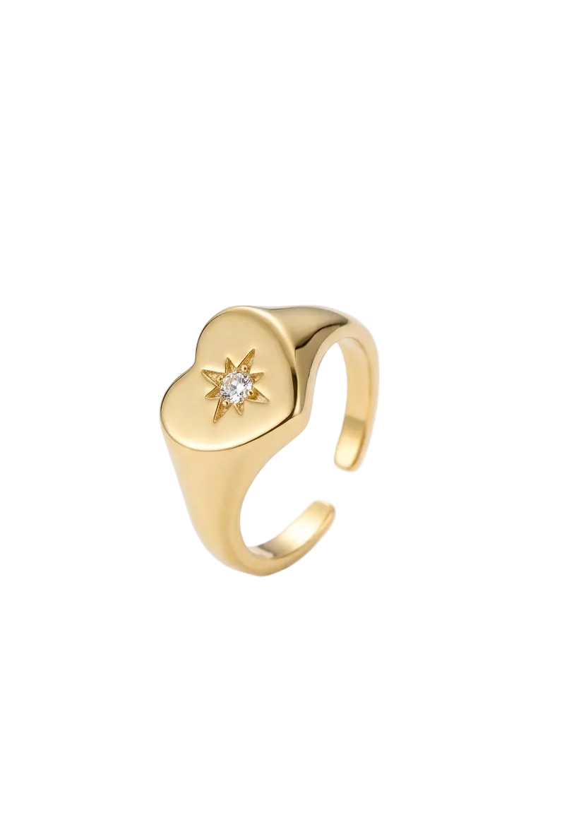 Heart Pinky Ring