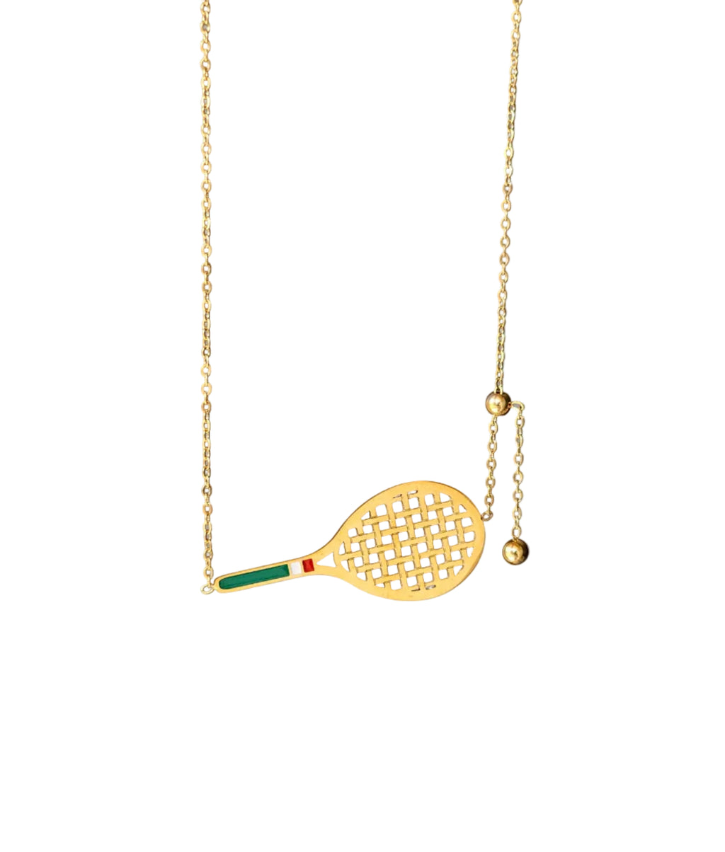 Tennis Racket Necklace
