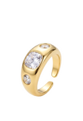 Aura Cushion Pinky Ring