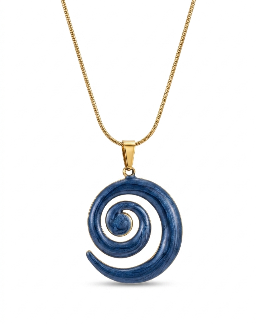The Chroma Spiral Necklace