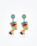 Nefertiti Empress Drop Earrings