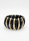Aaliyah Gold & Marble Mix Stretch Bangles