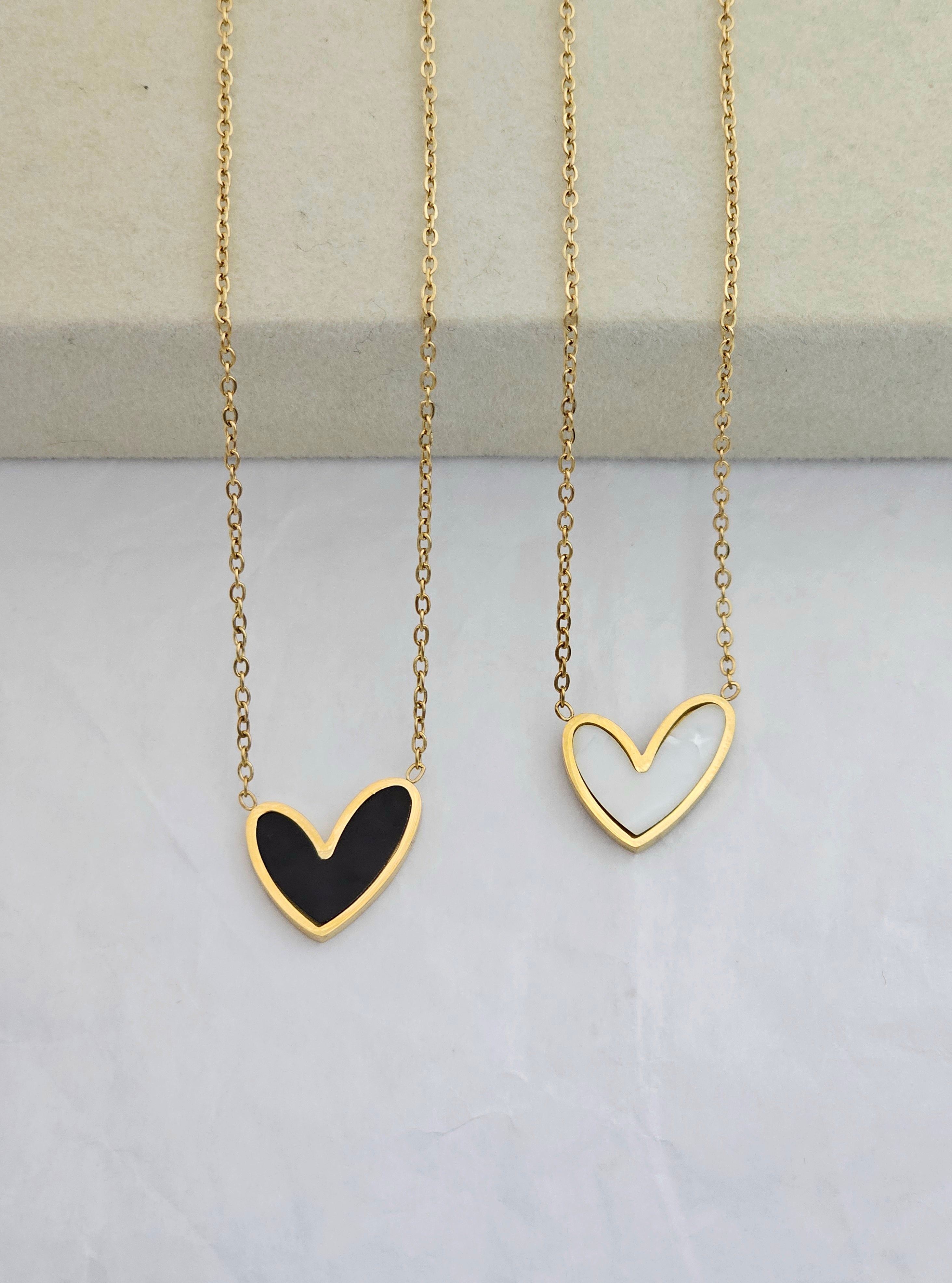 Eternal Heart Inlay Necklace