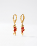 The Crimson Koi Earrings