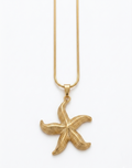 The Golden Starfish Statement Necklace