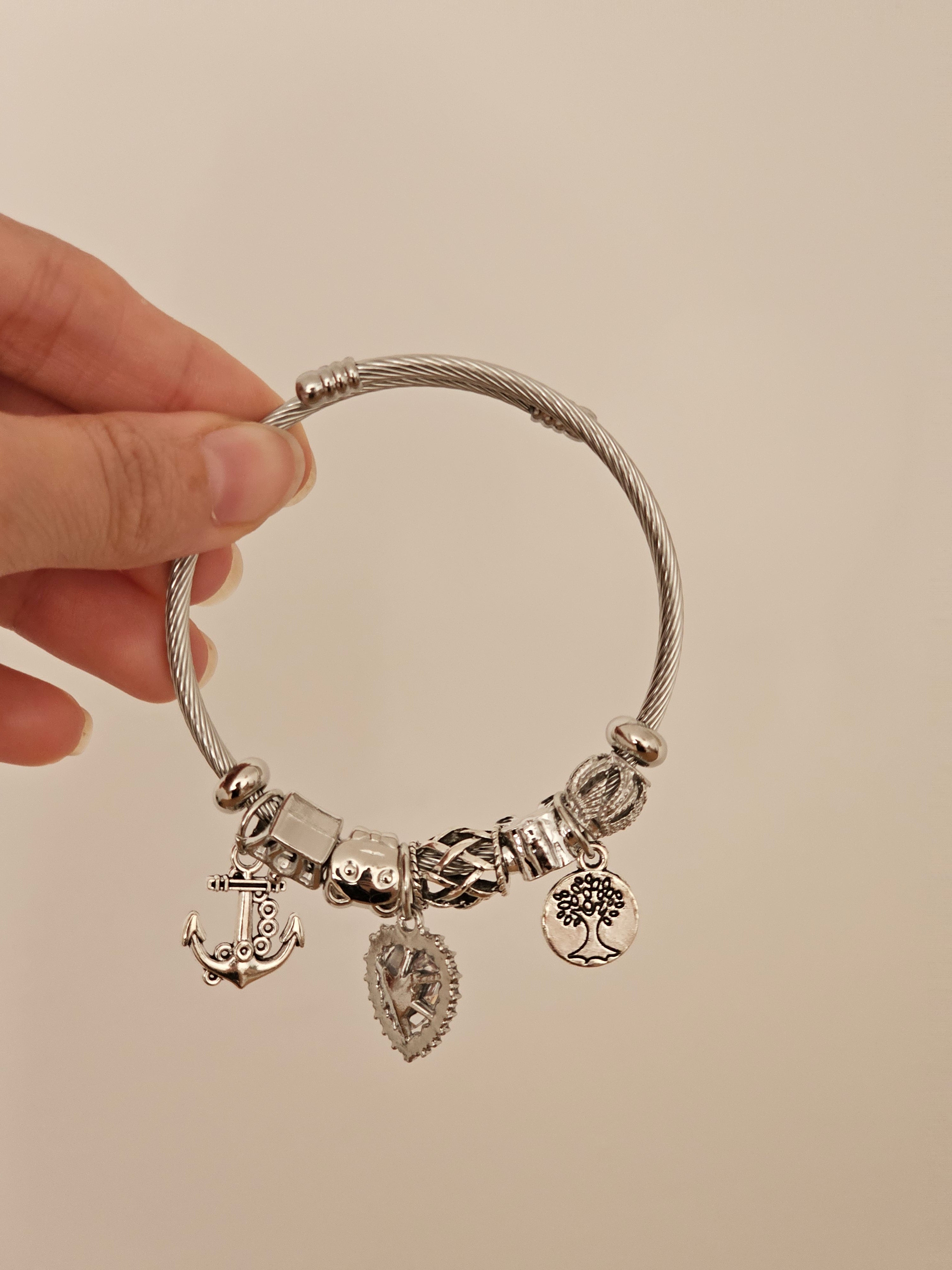 Charmed Memories Cable Bracelet