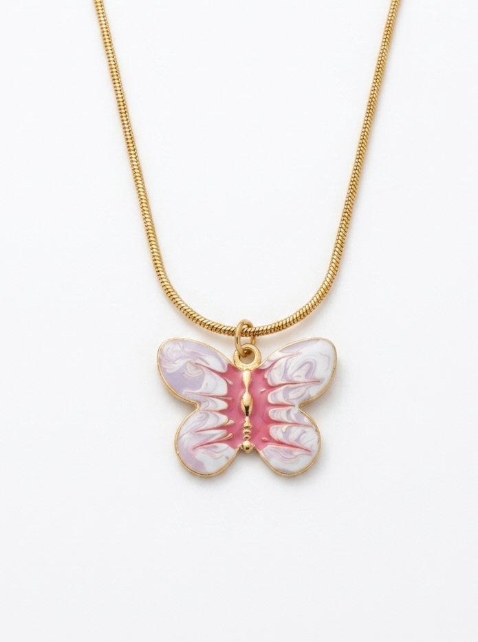 Mariposa Enamel Necklace