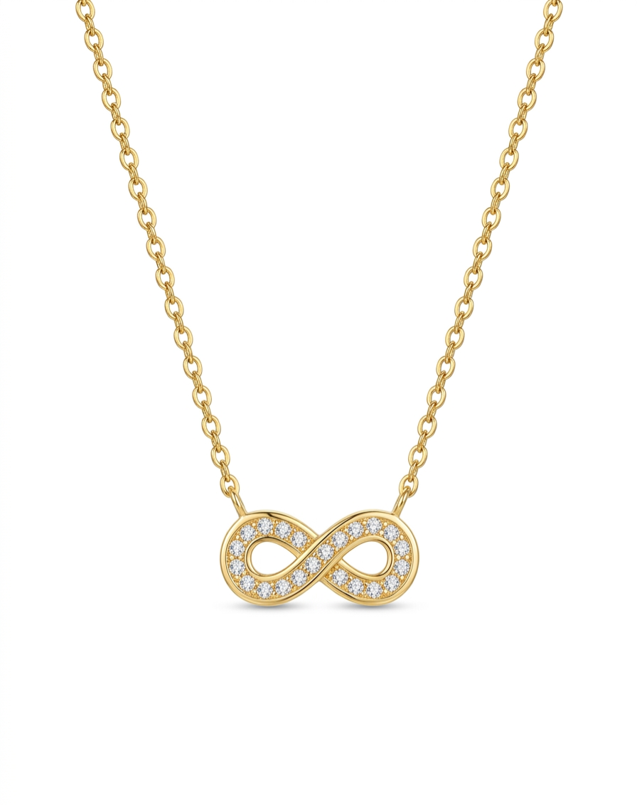 Infinity Sparkle Necklace