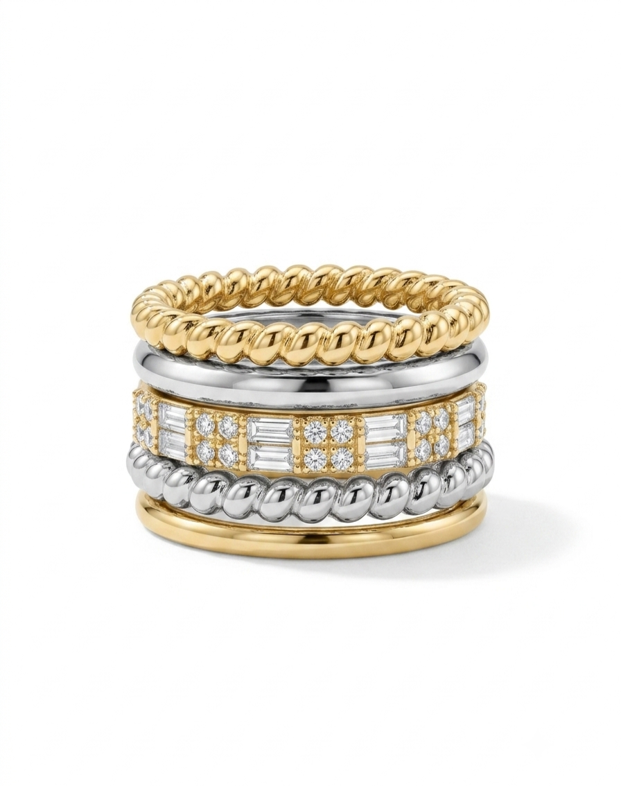 The Stacked Luxury Ring