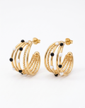 Monochrome Quad Hoops