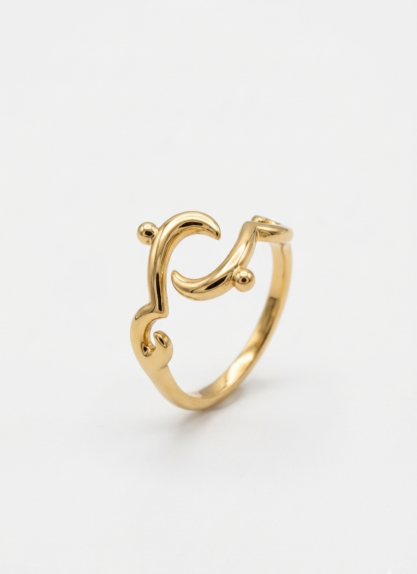 The 'Hubb' Calligraphy Ring