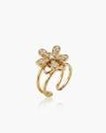 Fidget Spinning Flower Ring